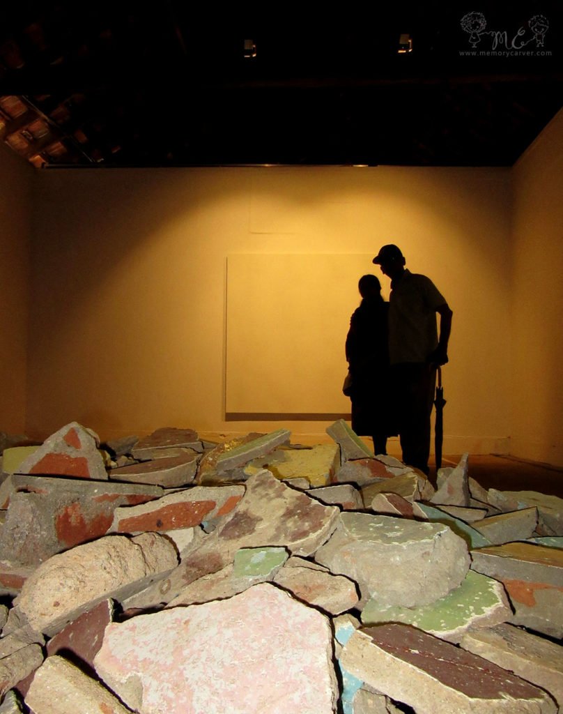 Kochi Muziris Biennale 2016 - the rubble exhibit