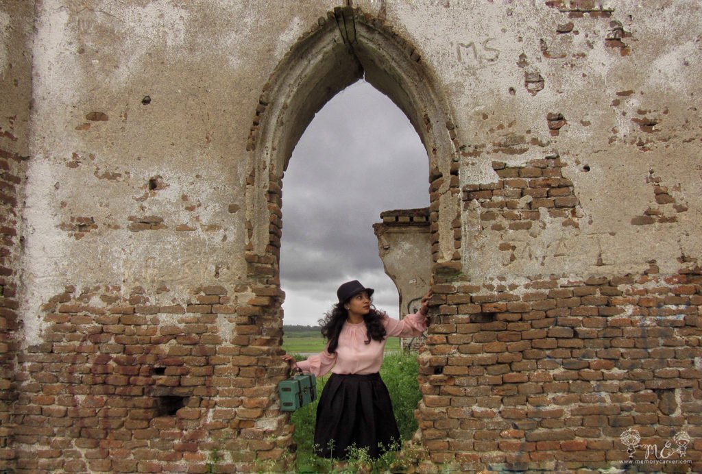 photoshoot at shettihalli church ruins hassan